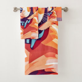 Conjunto De Toalhas Bonita Pop de Arte