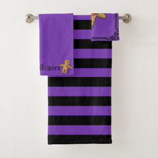 Conjunto De Toalhas Bonitão de Banho de Halloween bonito