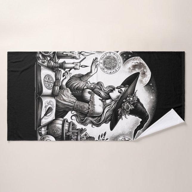 Conjunto De Toalhas Bonito Bruxa Apothecary faz sua própria magia (Toalha de Banho)