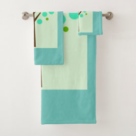 Conjunto De Toalhas Bonito na Coleção Bolinhas