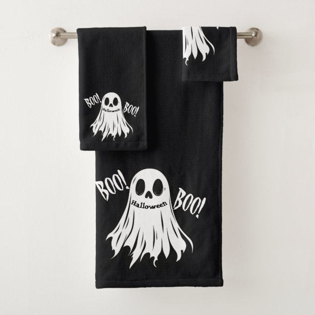 Conjunto De Toalhas BOO! - Um Grin Fantástico (Insitu)