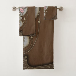 Conjunto De Toalhas Borboleta estilizada