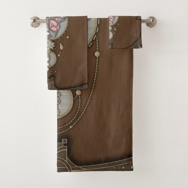 Conjunto De Toalhas Borboleta estilizada (Insitu)