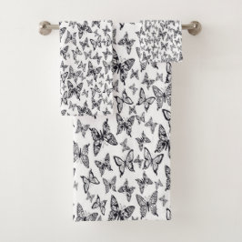 Conjunto De Toalhas Borboletas