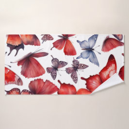 Conjunto De Toalhas Borboletas aquáticas