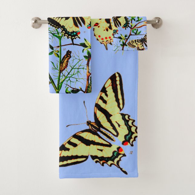 Conjunto De Toalhas Borboletas Francesas (Insitu)