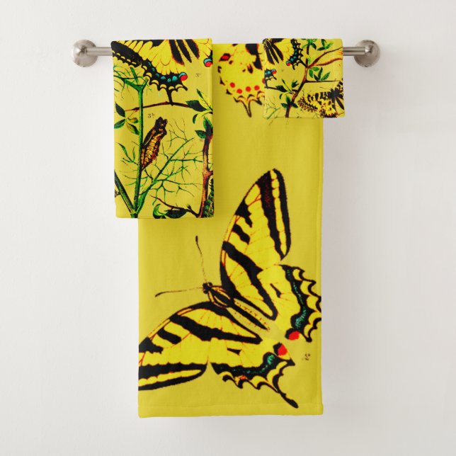 Conjunto De Toalhas Borboletas Francesas (Insitu)