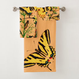 Conjunto De Toalhas Borboletas Francesas