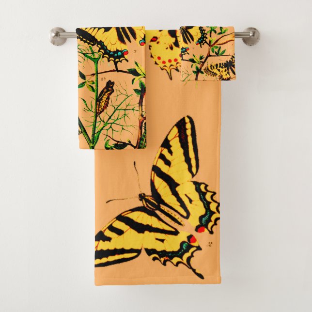 Conjunto De Toalhas Borboletas Francesas (Insitu)