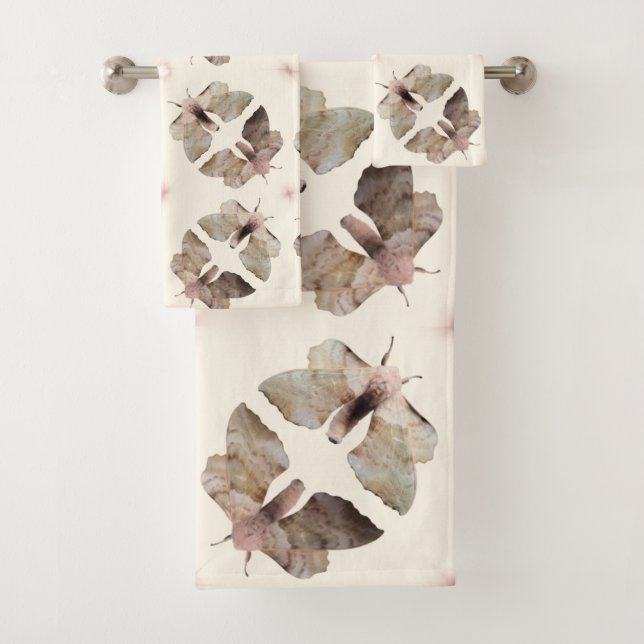 Conjunto De Toalhas Borboletas Por Rino (Insitu)