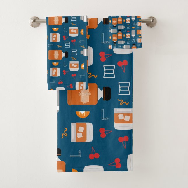 Conjunto De Toalhas Bourbon Pattern (Insitu)