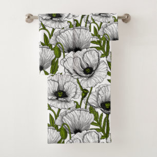 Conjunto De Toalhas Brancos em branco