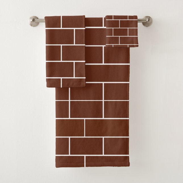 Conjunto De Toalhas Brick Wall  (Insitu)