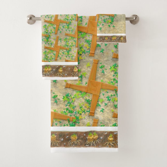 Conjunto De Toalhas Brighid Cross (Insitu)