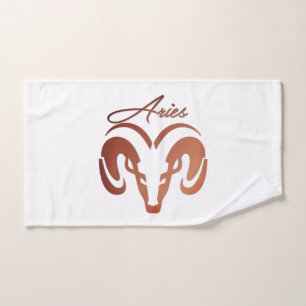 Conjunto De Toalhas Bronze toca Ram Zodiac