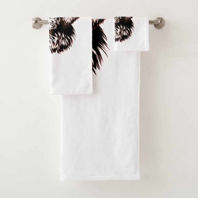 Conjunto De Toalhas Brown Puppy Sketch (Insitu)