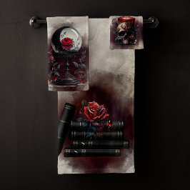 Conjunto De Toalhas Bruxaria | Magia Items Spellbooks and Crystal Ball