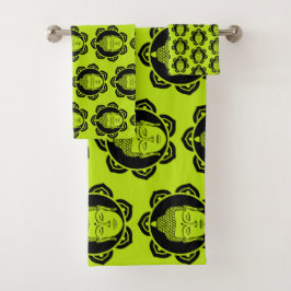 Conjunto De Toalhas Buda Casa E Vida