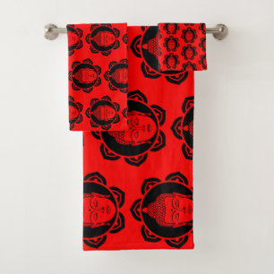 Conjunto De Toalhas Buda Casa E Vida