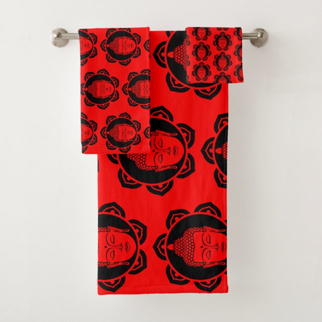 Conjunto De Toalhas Buda Casa E Vida (Insitu)