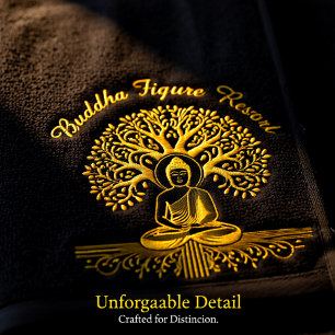 Conjunto De Toalhas Buddha Beneath Sacred Tree