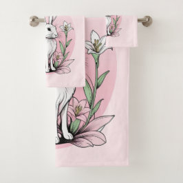 Conjunto De Toalhas Bunny e Lily