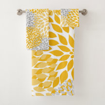 Buquê Dahlia - cinza amarelo mostarda