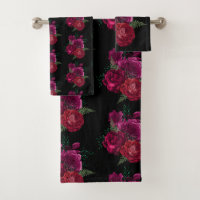 Buquê Floral Elegante Magenta Rosa