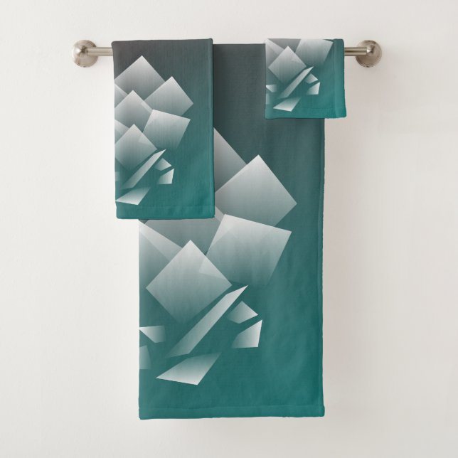 Conjunto De Toalhas Burgundy branco (Insitu)