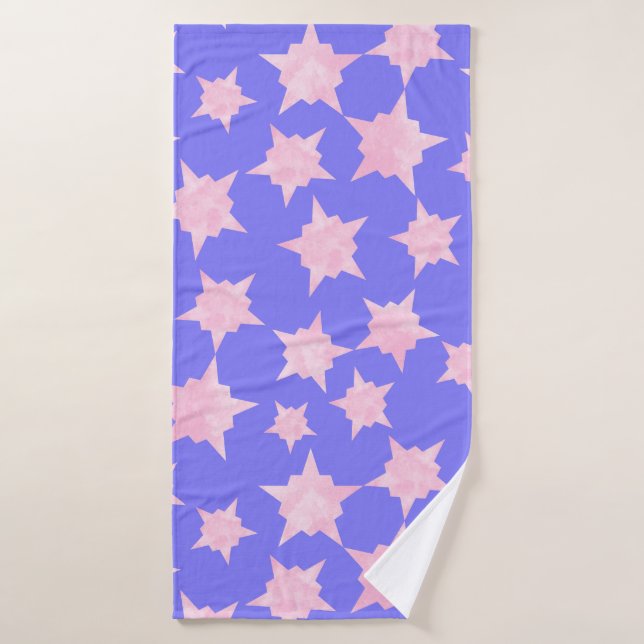 Conjunto De Toalhas Burst Cósmico Rosa (Toalha de Banho)