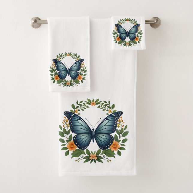 Conjunto De Toalhas Butterfly Oasis (Insitu)