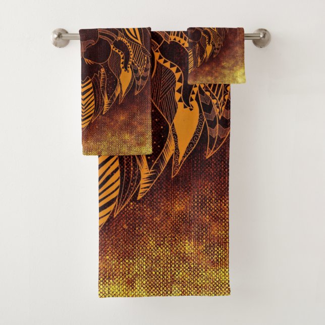 Conjunto De Toalhas Cabeça de Leão Russo (Insitu)