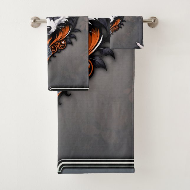 Conjunto De Toalhas Cabeça de lobo majestoso, terminada em profundidad (Insitu)