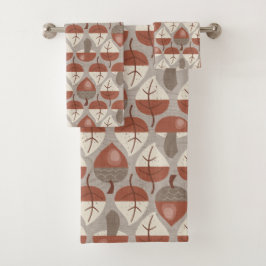 Conjunto De Toalhas Cabincore Autumnal Stripes