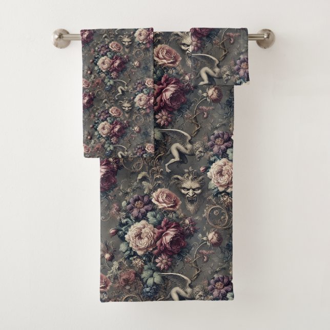 Conjunto De Toalhas Caça ao Seraph - Vitoriano Gótico (Insitu)