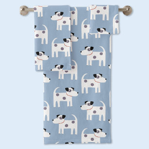 Conjunto De Toalhas Cachorro Cachorro Jack Russell Terrier