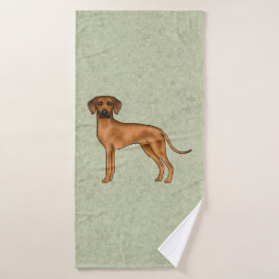 Conjunto De Toalhas Cachorro da Raça Leão Africano Ridgeback da Rodési