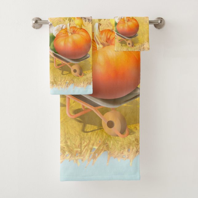 Conjunto De Toalhas Cachorro-quente com abóbora (Insitu)