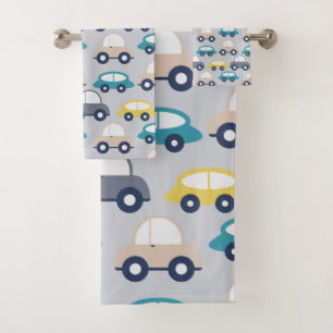 Conjunto De Toalhas caçoa carros vintage