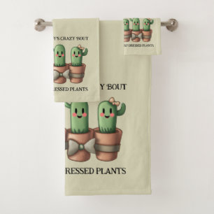 Conjunto De Toalhas Cactos Engraçados Todos estão loucos sobre Sharp..