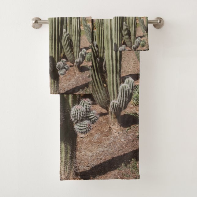 Conjunto De Toalhas Cactus Oasis #1 #wall #decor #art  (Insitu)