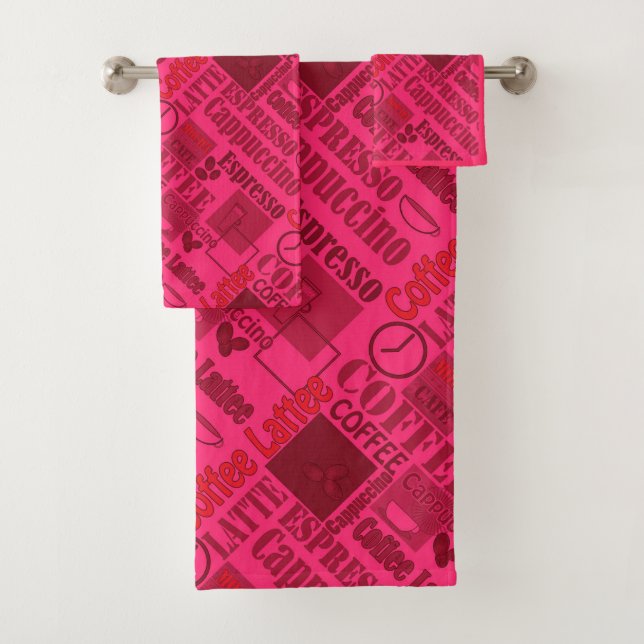 Conjunto De Toalhas Café adorável (Insitu)