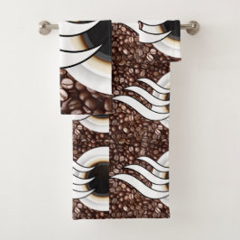 Conjunto De Toalhas Café Amor