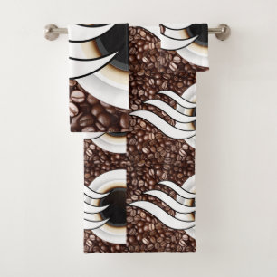 Conjunto De Toalhas Café Amor