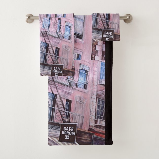 Conjunto De Toalhas Cafe Borgia, SOHO (Insitu)