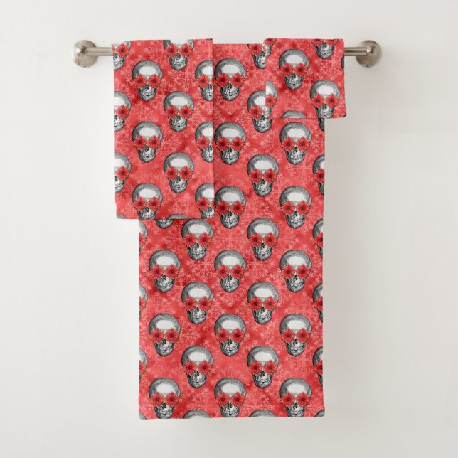 Conjunto De Toalhas Cálices Vermelhos e Série Girassol Design 13  (Insitu)