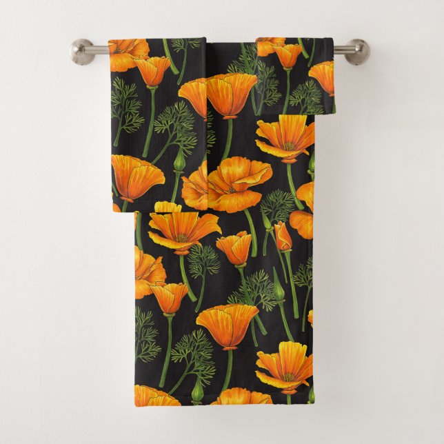 Conjunto De Toalhas California poppy (Insitu)