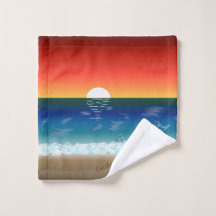 Califórnia Sunset | Coração de areia de praia