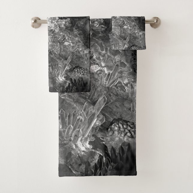 Conjunto De Toalhas Camadas de Cinzas Cristais (Insitu)