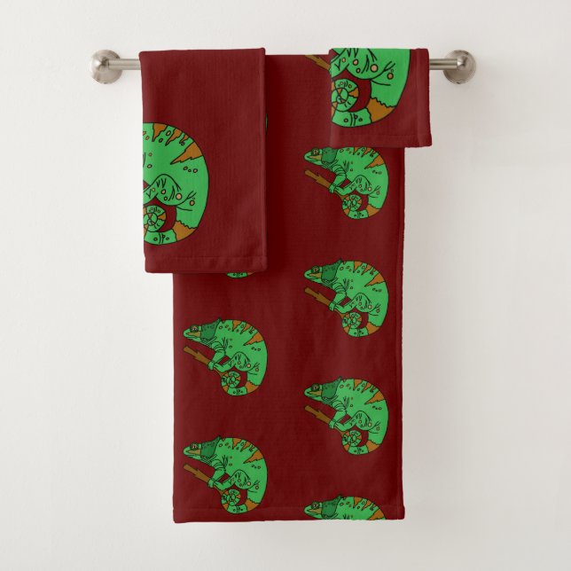 Conjunto De Toalhas Camaleão (Insitu)